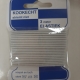 1mm koord elastiek wit