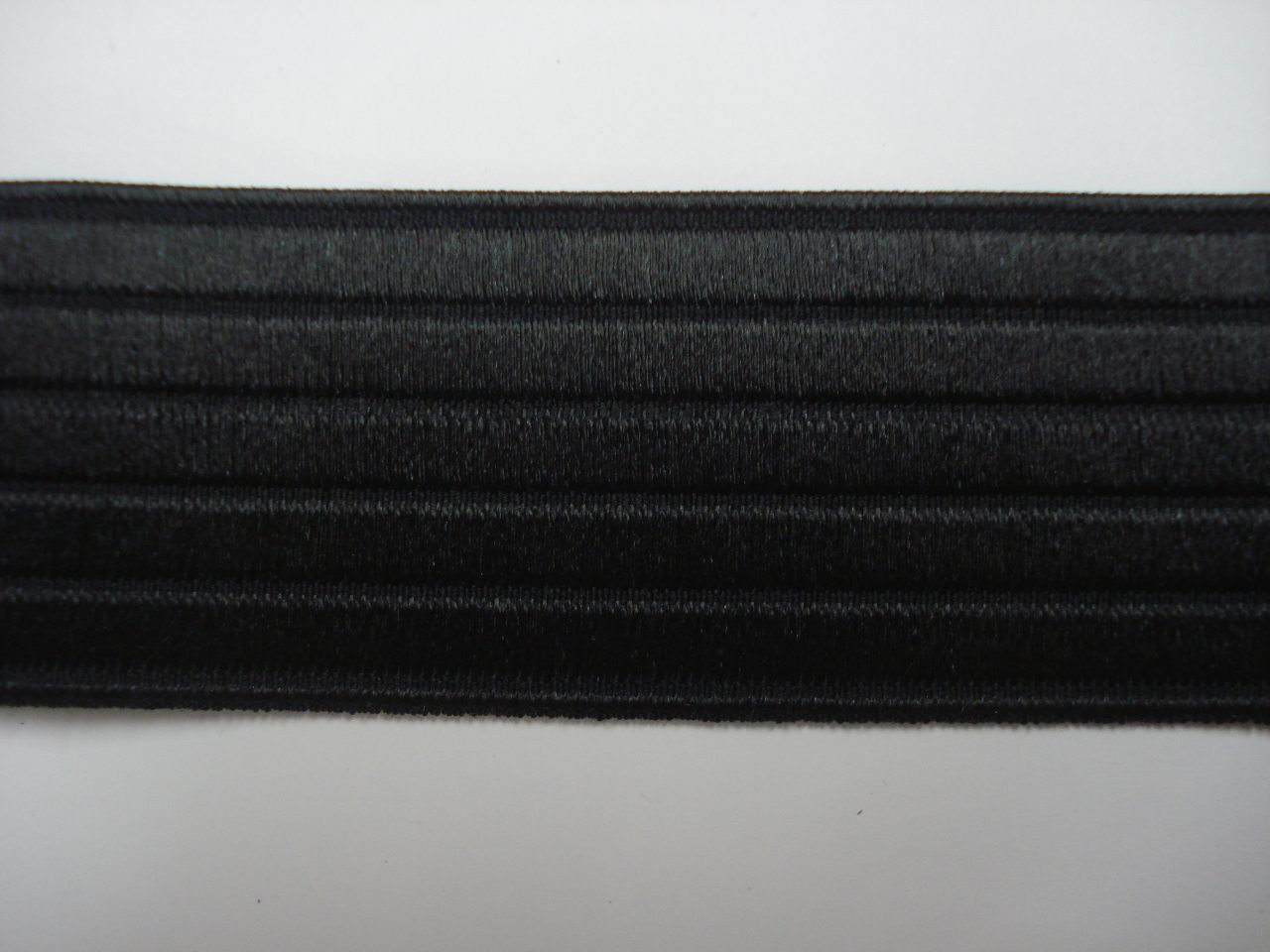 Effen Elastiek Zwart 4,4 cm breed €2,75 p/m