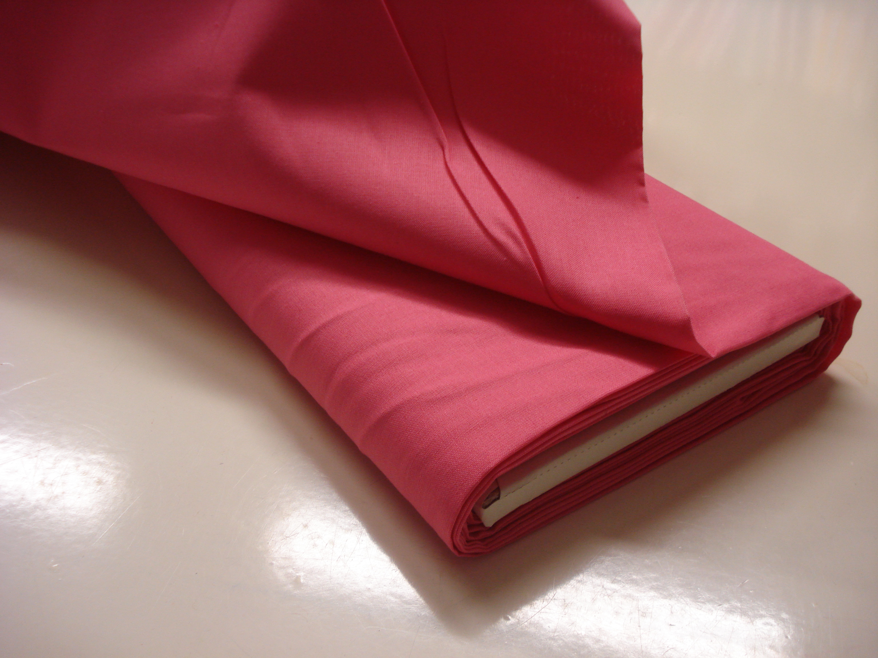 Katoen effen - Licht Fuchsia