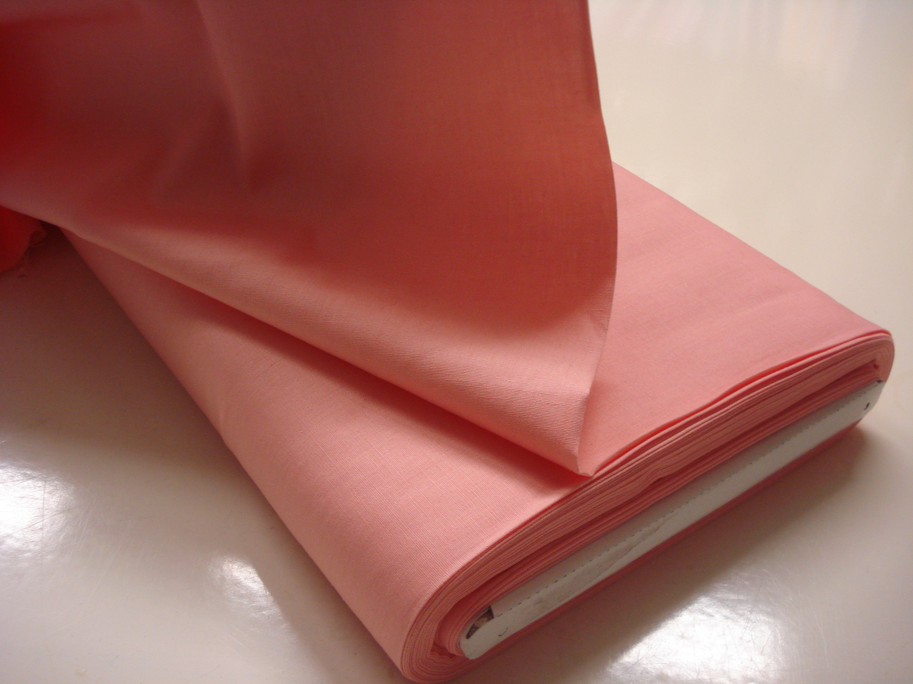 Poplin Effen - Peach
