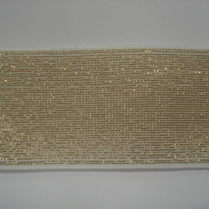 Glitter Elastiek 40mm wit/goud €3,50 p/m
