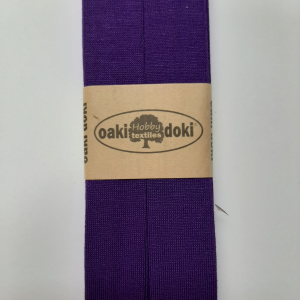 Biasband Tricot paars 947