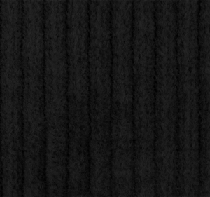 Katoenen ribcord stretch kleur zwart