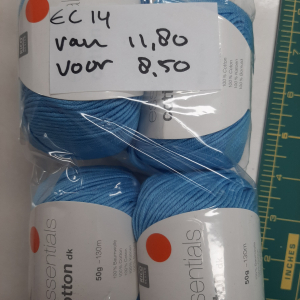 EC14 Rico Essentials cotton dk kleur 37, 4 bollen voor €8,50