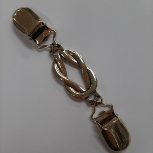 Speld voor bv. omslagdoek,sjaal of vestsluiting goud knoop