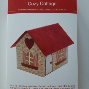 Cozy Cottage, leuke opbergdoos in de vorm van een huisje