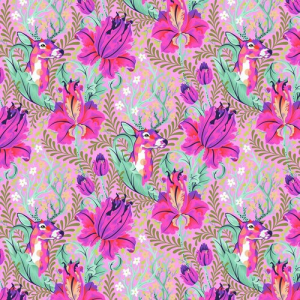 Tula Pink Tiny Beasts 125PWTP178GLIM prijs per 25 cm