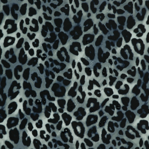 Waterafstotend polyester panter zwart/grijs