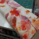 Viscose Linnen shaded flower