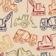 Poppy katoenen french terry tractors