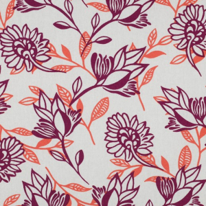 Poppy Linnen viscose flowers