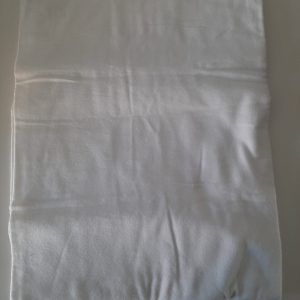 M 18 coupon 100cm x 150cm katoenen flanel wit