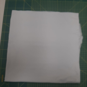 M 34 coupon 70cm x 150cm katoenen tricot wit