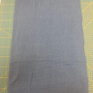 M 35 coupon 100cm x 140cm katoenen panama geweven blauw