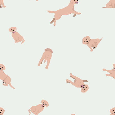 Qjutie 2 Katoenen flanel honden print