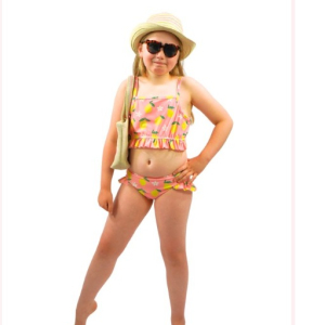 B3. naaipatroon Bad- en strandkleding meisjes groot maat 104/146