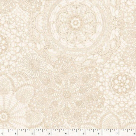 Marcus Fabrics Cottage Lace r261471d cream