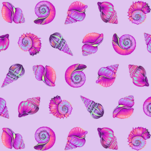 Tula Pink Floral Reef PWTP266 ultra violet lil shelly prijs per 25 cm