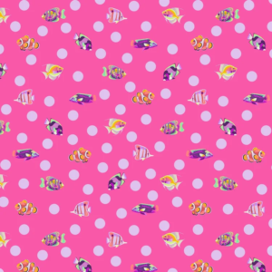 Tula Pink Floral Reef PWTP268 delphine school crossing prijs per 25 cm