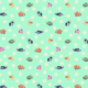 Tula Pink Floral Reef PWTP268 seafoam school crossing prijs per 25 cm