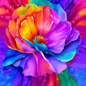 CD 3815 petal flower panel