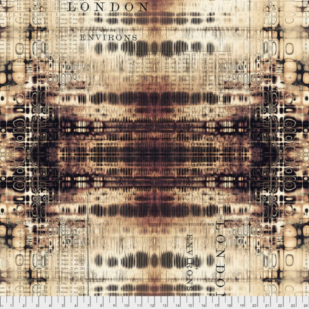 Tim Holtz abandoned london gridlock PWTH127. neutral