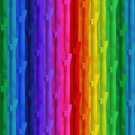 CD 3203 multi zipper stripes bright